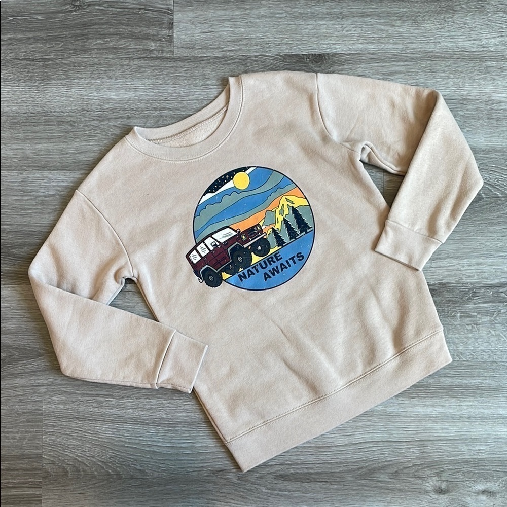 Garanimals toddler boys nature/camping fleece pullover